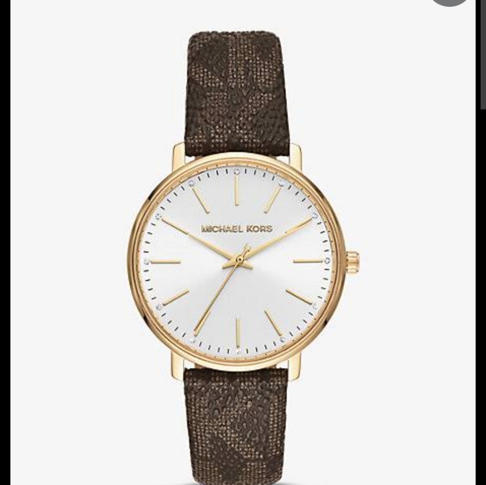 Beautiful michael kors logo watch